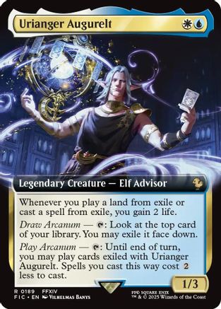 Urianger Augurelt (Extended Art) (FIC-189) [Commander: FINAL FANTASY]