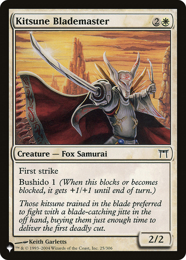 Kitsune Blademaster (LIST-CHK-25) [The List]
