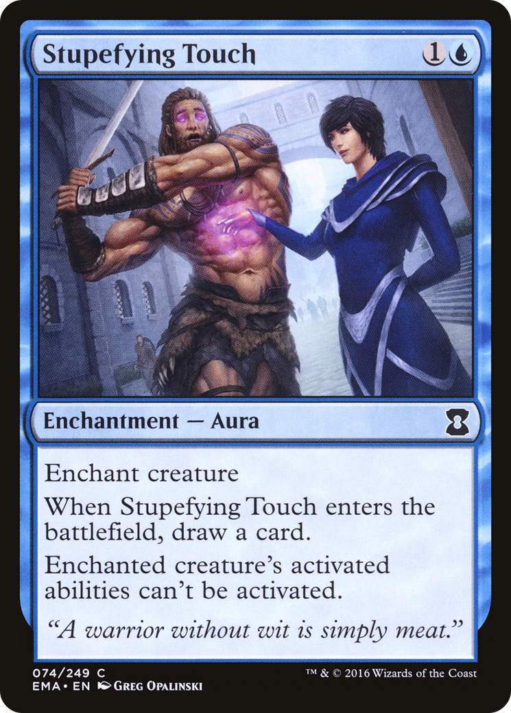 Stupefying Touch (EMA-074) [Eternal Masters] Foil