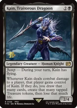 Kain, Traitorous Dragoon (PRE-105) [Prerelease Cards] Foil