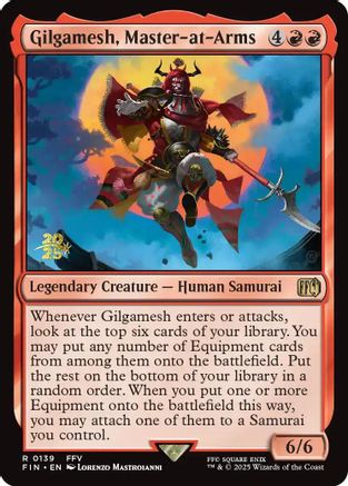 Gilgamesh, Master-at-Arms (PRE-139) [Prerelease Cards] Foil