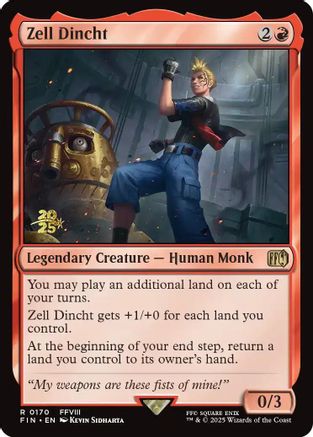 Zell Dincht (PRE-170) [Prerelease Cards] Foil