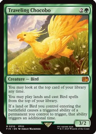 Traveling Chocobo (PRE-210) [Prerelease Cards] Foil
