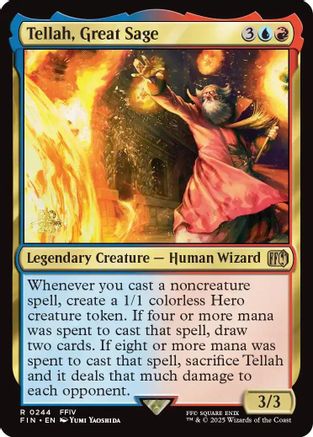 Tellah, Great Sage (PRE-244) [Prerelease Cards] Foil