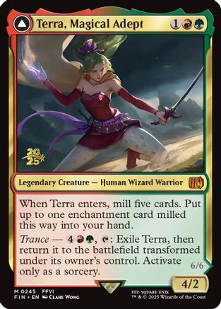 Terra, Magical Adept (PRE-245) [Prerelease Cards] Foil