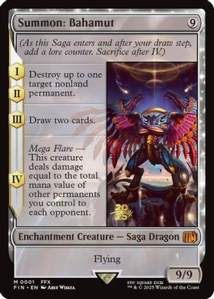 Summon: Bahamut (PRE-001) [Prerelease Cards] Foil