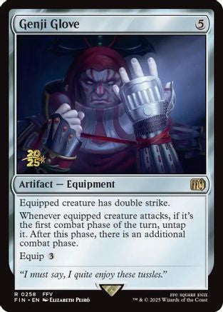 Genji Glove (PRE-258) [Prerelease Cards] Foil