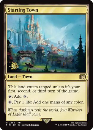 Starting Town (PRE-289) [Prerelease Cards] Foil