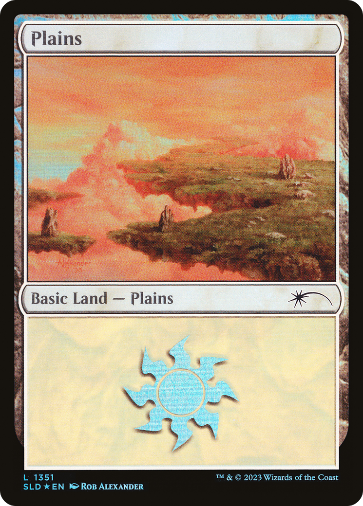 Plains (SLD-1351) [Secret Lair Drop] Foil