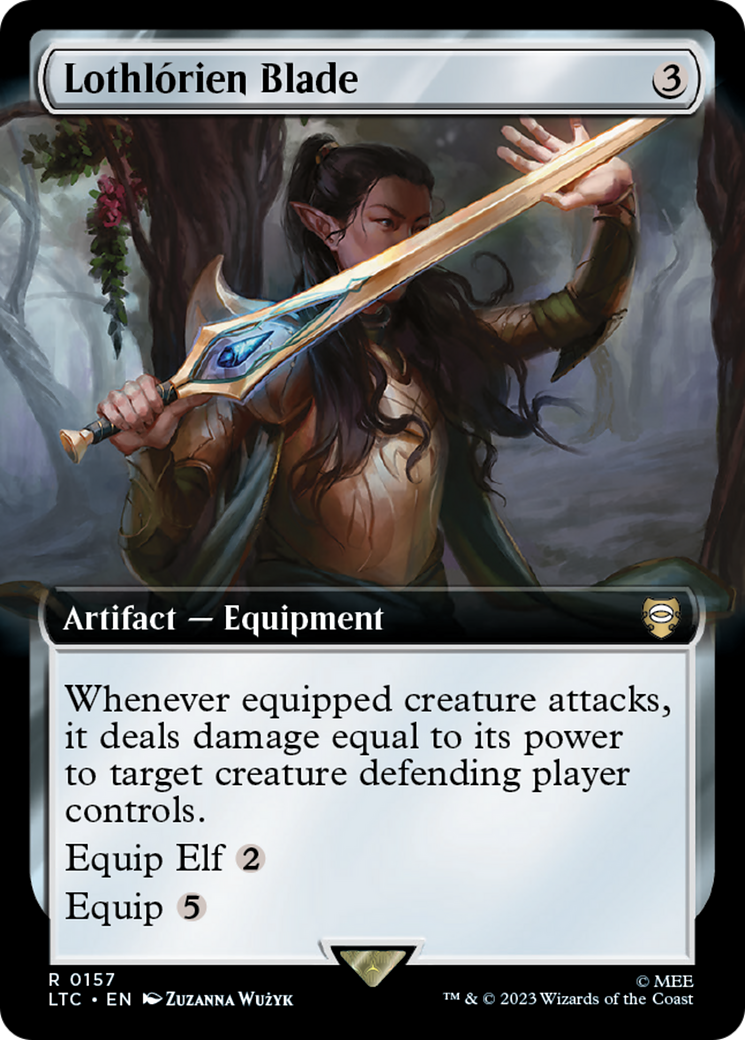 Lothlórien Blade (LTC-157) [Tales of Middle-earth Commander]: (Extended Art)