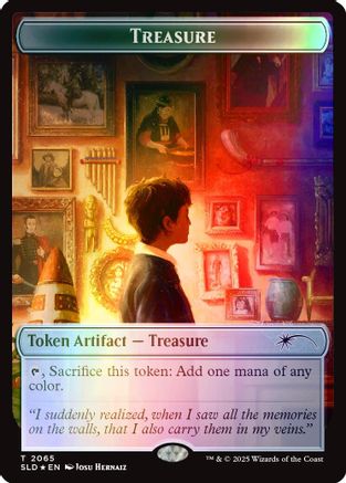 Treasure Token (2065) (Rainbow Foil) (SLD-2065) [Secret Lair Drop Series] Foil