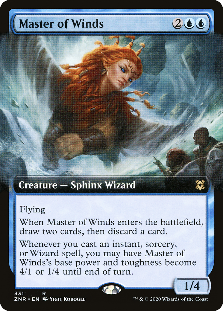 Master of Winds (Extended Art) (ZNR-331) [Zendikar Rising]