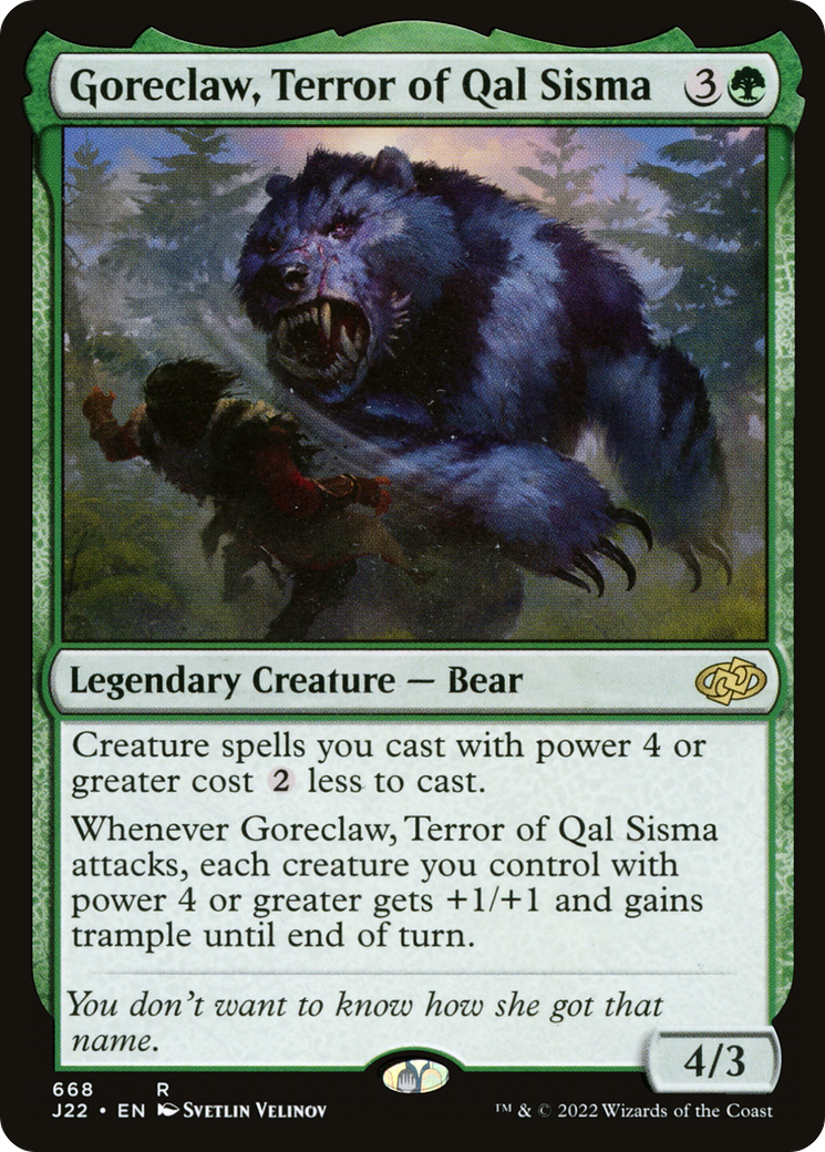 Goreclaw, Terror of Qal Sisma (J22-668) [Jumpstart 2022]