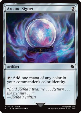 Arcane Signet (0332) (Surge Foil) (FIC-332) [Commander: FINAL FANTASY] Foil