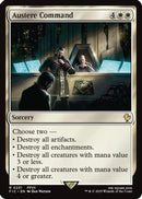 Austere Command (Surge Foil) (FIC-231) [Commander: FINAL FANTASY] Foil