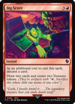 Big Score (Surge Foil) (FIC-290) [Commander: FINAL FANTASY] Foil