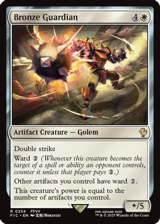 Bronze Guardian (Surge Foil) (FIC-234) [Commander: FINAL FANTASY] Foil