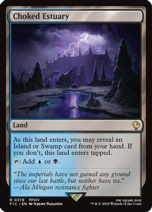 Choked Estuary (Surge Foil) (FIC-379) [Commander: FINAL FANTASY] Foil