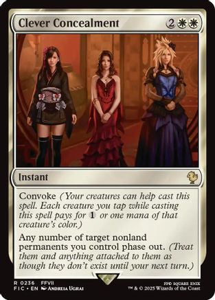 Clever Concealment (Surge Foil) (FIC-236) [Commander: FINAL FANTASY] Foil