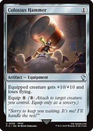 Colossus Hammer (Surge Foil) (FIC-338) [Commander: FINAL FANTASY] Foil