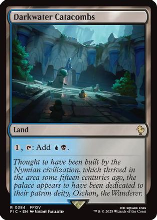 Darkwater Catacombs (Surge Foil) (FIC-384) [Commander: FINAL FANTASY] Foil