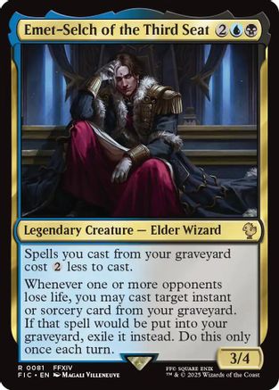 Emet-Selch of the Third Seat (Surge Foil) (FIC-081) [Commander: FINAL FANTASY] Foil