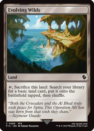 Evolving Wilds (Surge Foil) (FIC-389) [Commander: FINAL FANTASY] Foil