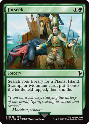 Farseek (Surge Foil) (FIC-302) [Commander: FINAL FANTASY] Foil