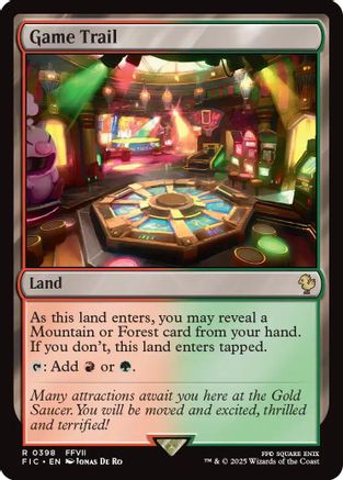 Game Trail (Surge Foil) (FIC-398) [Commander: FINAL FANTASY] Foil
