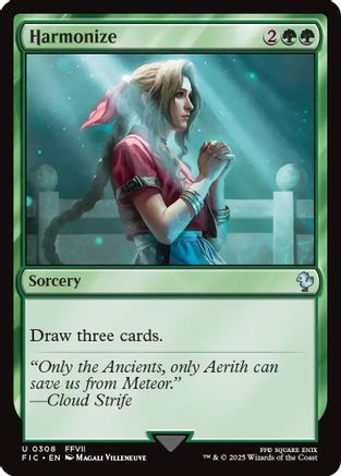 Harmonize (Surge Foil) (FIC-308) [Commander: FINAL FANTASY] Foil
