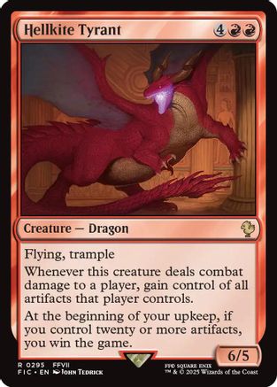 Hellkite Tyrant (Surge Foil) (FIC-295) [Commander: FINAL FANTASY] Foil