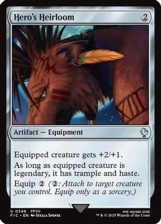 Hero's Heirloom (Surge Foil) (FIC-346) [Commander: FINAL FANTASY] Foil