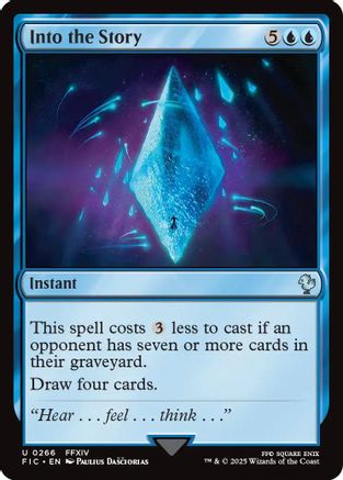 Into the Story (Surge Foil) (FIC-266) [Commander: FINAL FANTASY] Foil