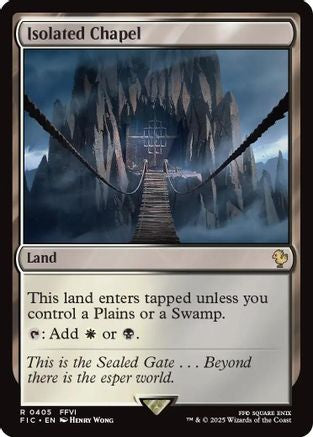 Isolated Chapel (Surge Foil) (FIC-405) [Commander: FINAL FANTASY] Foil