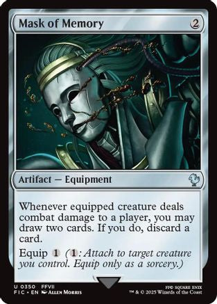 Mask of Memory (Surge Foil) (FIC-350) [Commander: FINAL FANTASY] Foil