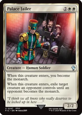 Palace Jailer (Surge Foil) (FIC-247) [Commander: FINAL FANTASY] Foil