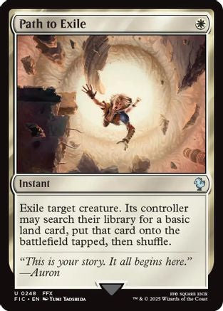 Path to Exile (Surge Foil) (FIC-248) [Commander: FINAL FANTASY] Foil