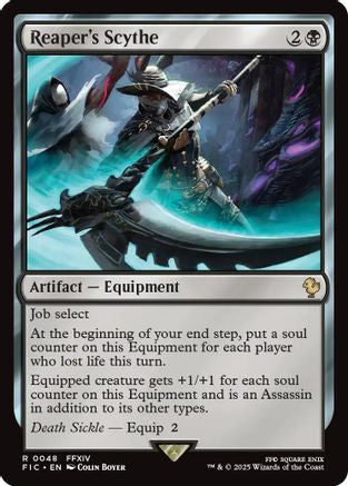 Reaper's Scythe (Surge Foil) (FIC-048) [Commander: FINAL FANTASY] Foil