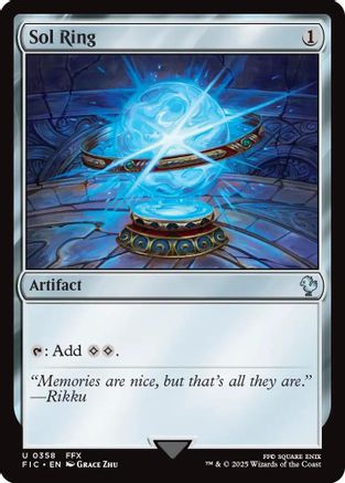 Sol Ring (0358) (Surge Foil) (FIC-358) [Commander: FINAL FANTASY] Foil