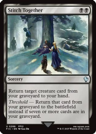 Stitch Together (Surge Foil) (FIC-286) [Commander: FINAL FANTASY] Foil