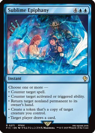 Sublime Epiphany (Surge Foil) (FIC-271) [Commander: FINAL FANTASY] Foil