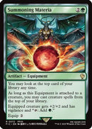 Summoning Materia (Surge Foil) (FIC-072) [Commander: FINAL FANTASY] Foil