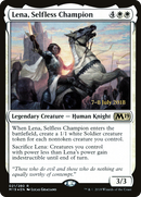 Lena, Selfless Champion (PRE-21S) [Core Set 2019 Promos] Foil
