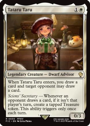 Tataru Taru (Surge Foil) (FIC-030) [Commander: FINAL FANTASY] Foil