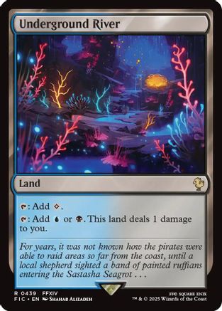 Underground River (Surge Foil) (FIC-439) [Commander: FINAL FANTASY] Foil