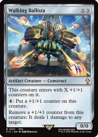 Walking Ballista (Surge Foil) (FIC-371) [Commander: FINAL FANTASY] Foil