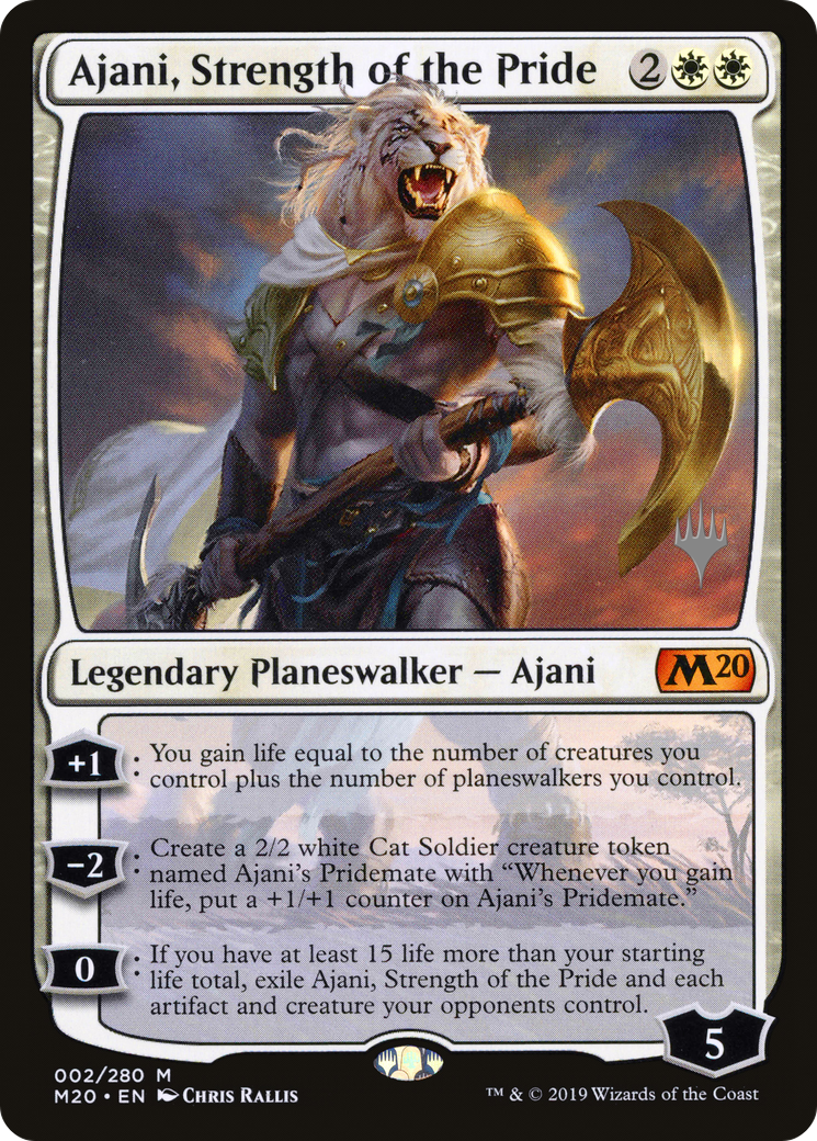 Ajani, Strength of the Pride (PPM20-02P) [Core Set 2020 Promos] Foil