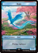 Bird // Hero (0028) Double-Sided Token (Surge Foil) (FIC-4 // 28) [Commander: FINAL FANTASY] Foil
