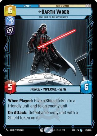 Darth Vader - Twilight of the Apprentice (037/264) [Legends of the Force]