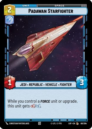 Padawan Starfighter (060/264) [Legends of the Force]